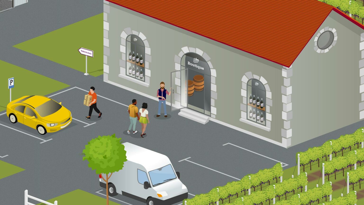 Accueil clients - Mon projet de chai